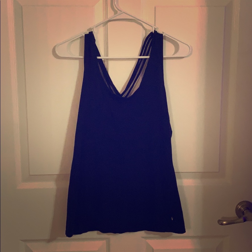 Strappy black athletic top